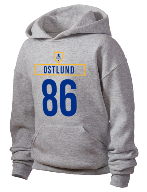 Home Jersey Noah Ostlund Youth Hooded Sweatshirt | Swagsta