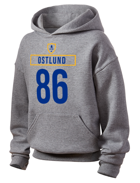 Home Jersey Noah Ostlund Youth Hooded Sweatshirt | Swagsta