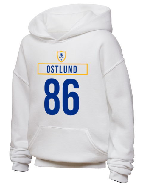 Home Jersey Noah Ostlund Youth Hooded Sweatshirt | Swagsta
