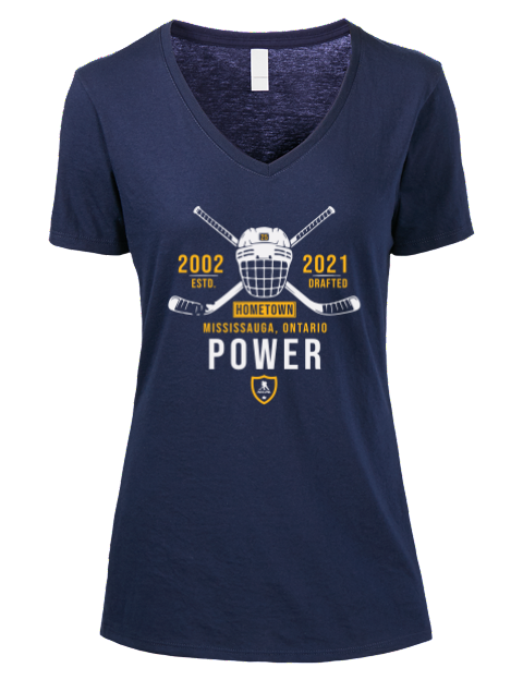 Heritage Owen Power Premium Ladies V-Neck T-Shirt | Swagsta