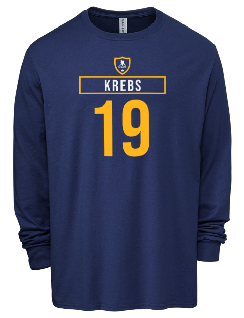 Away Jersey Peyton Krebs Men's Premium Blend Long Sleeve-T-Shirt | Swagsta
