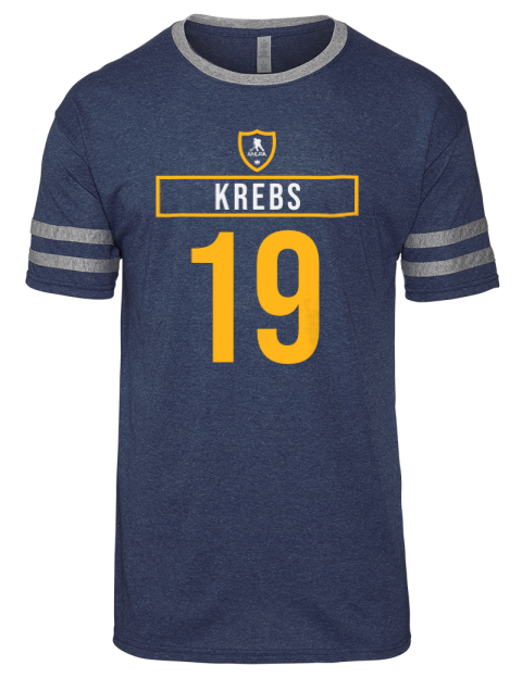 Away Jersey Peyton Krebs Men's Tri-Blend T-Shirt | Swagsta