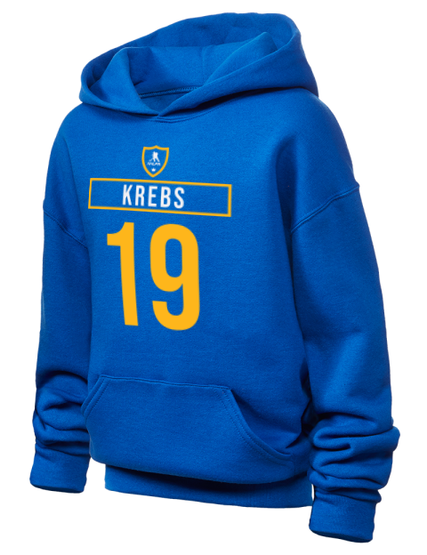 Away Jersey Peyton Krebs Youth Hooded Sweatshirt | Swagsta