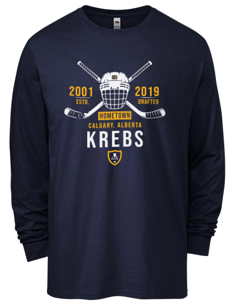 Heritage Peyton Krebs Men's Long-Sleeve T-Shirt | Swagsta