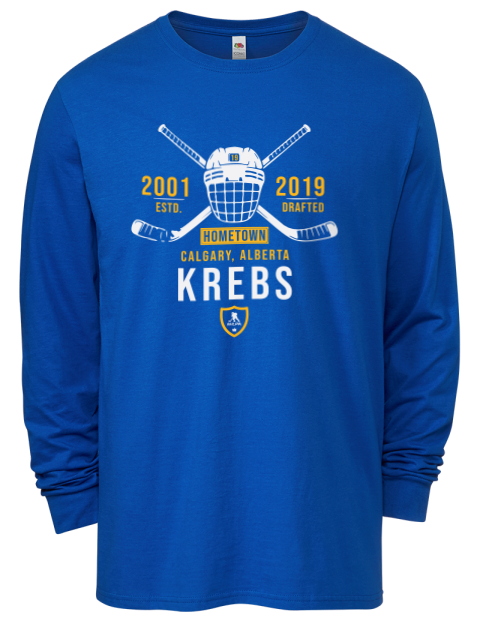Heritage Peyton Krebs Men's Long-Sleeve T-Shirt | Swagsta
