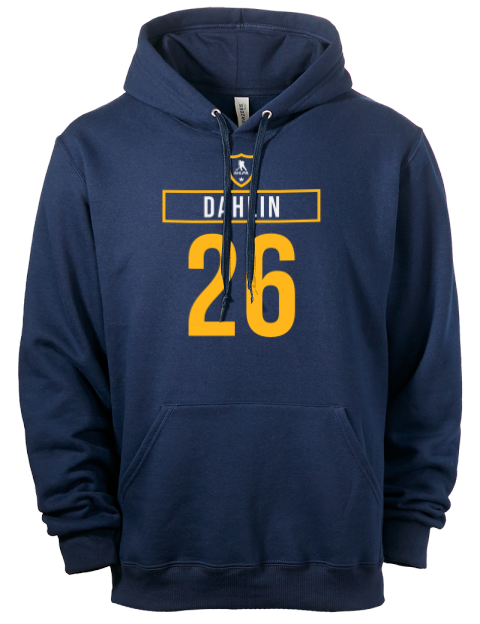 Away Jersey Rasmus Dahlin Eco Premium Unisex Hooded Sweatshirt | Swagsta