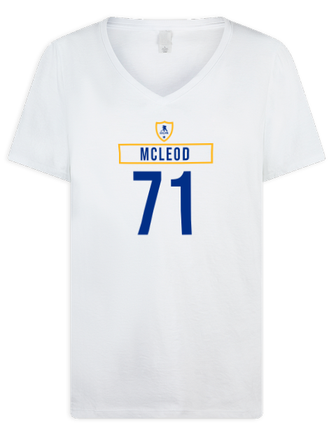 Home Jersey Ryan Mcleod Premium Ladies V-Neck T-Shirt | Swagsta