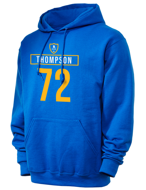 Away Jersey Tage Thompson Unisex Hooded Sweatshirt | Swagsta