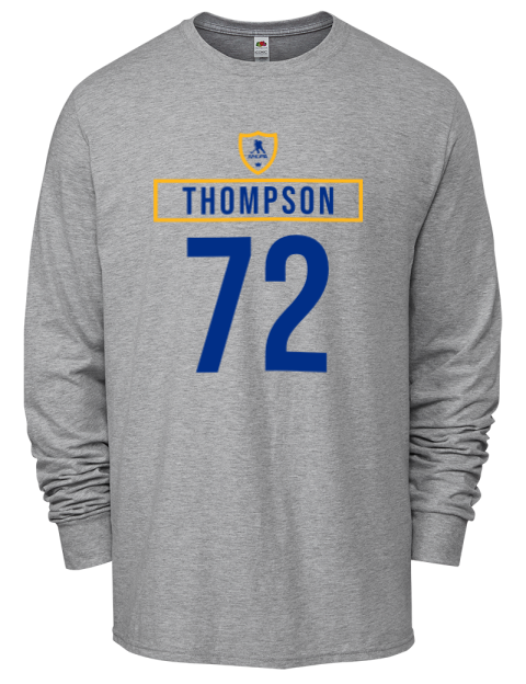 Home Jersey Tage Thompson Men's Long-Sleeve T-Shirt | Swagsta