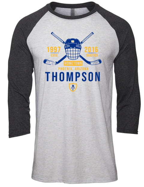 Classic Heritage Tage Thompson Unisex Premium Three-Quarter Raglan T-Shirt | Swagsta