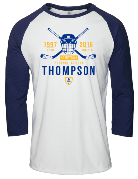 Classic Heritage Tage Thompson Unisex Premium Three-Quarter Raglan T-Shirt | Swagsta