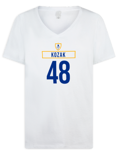 Home Jersey Tyson Kozak Premium Ladies V-Neck T-Shirt | Swagsta