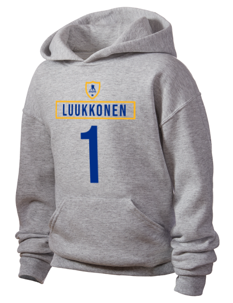 Home Jersey Ukko-Pekka Luukkonen Youth Hooded Sweatshirt | Swagsta