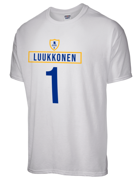 Home Jersey Ukko-Pekka Luukkonen Dri-Power Unisex T-Shirt | Swagsta