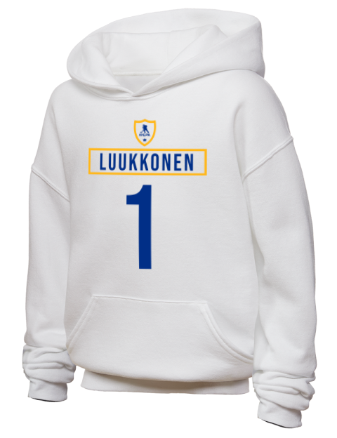 Home Jersey Ukko-Pekka Luukkonen Youth Hooded Sweatshirt | Swagsta