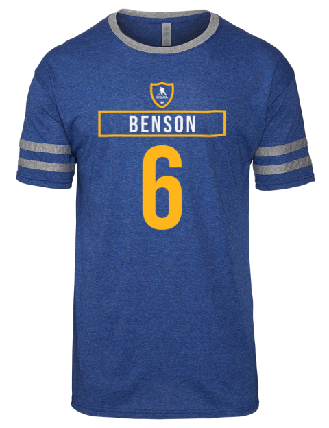 Away Jersey Zach Benson Men's Tri-Blend T-Shirt | Swagsta