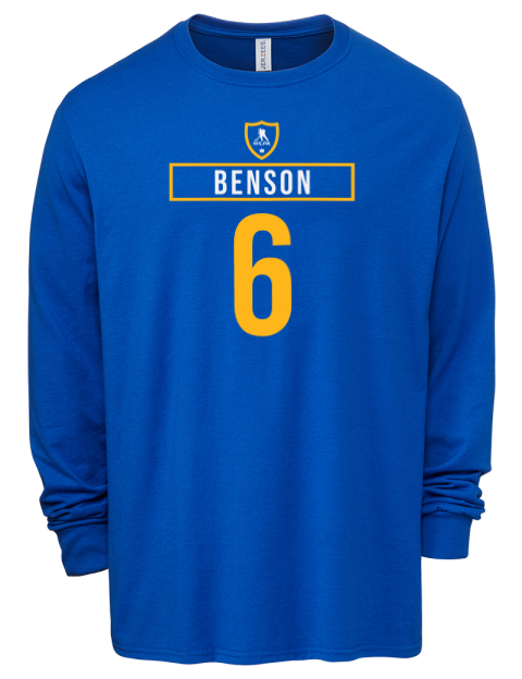 Away Jersey Zach Benson Men's Premium Blend Long Sleeve-T-Shirt | Swagsta