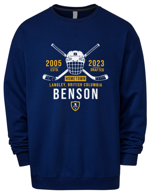 Heritage Zach Benson Premium Unisex Crewneck Sweatshirt | Swagsta