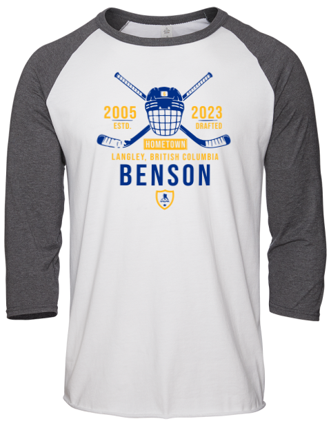 Classic Heritage Zach Benson Unisex Premium Three-Quarter Raglan T-Shirt | Swagsta