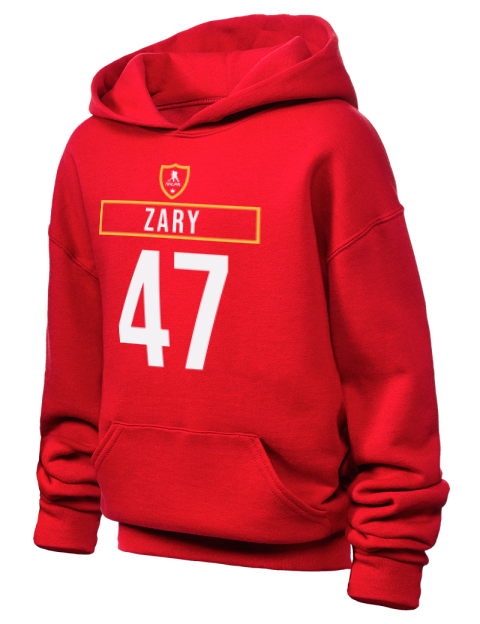 Away Jersey connor zary Youth Hooded Sweatshirt | Swagsta