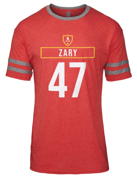 Away Jersey connor zary Men's Tri-Blend T-Shirt | Swagsta