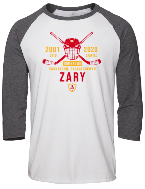 Classic Heritage connor zary Unisex Premium Three-Quarter Raglan T-Shirt | Swagsta