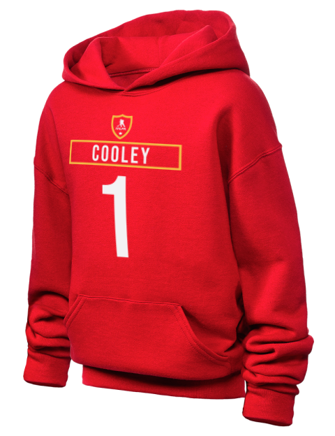 Away Jersey devin cooley Youth Hooded Sweatshirt | Swagsta
