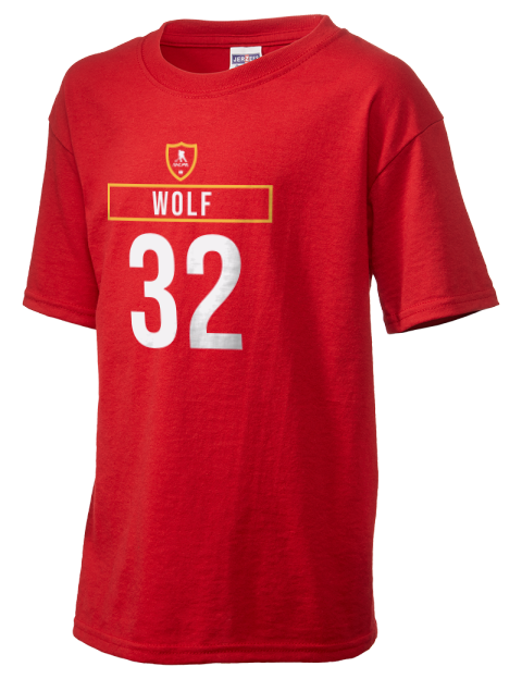 Away Jersey dustin wolf Youth T-Shirt | Swagsta