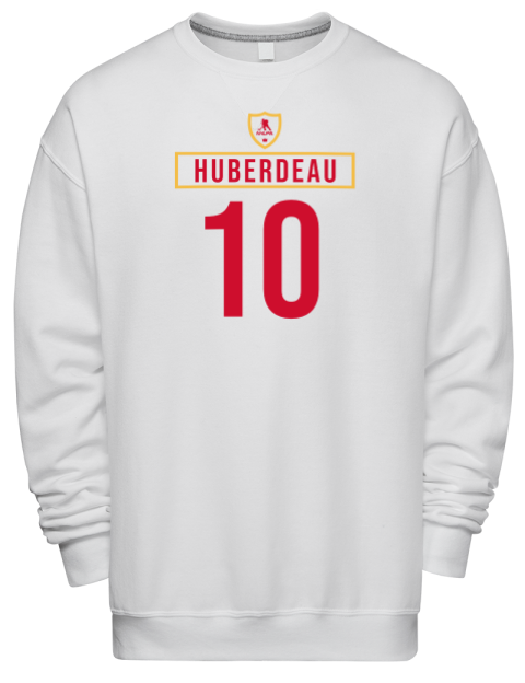 Home Jersey jonathan huberdeau Premium Unisex Crewneck Sweatshirt | Swagsta