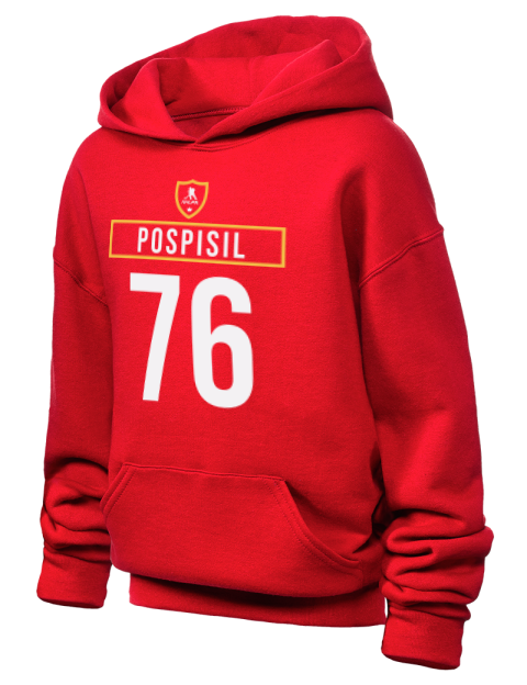 Away Jersey martin pospisil Youth Hooded Sweatshirt | Swagsta