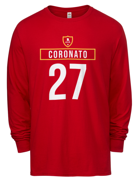 Away Jersey matthew coronato Men's Long-Sleeve T-Shirt | Swagsta