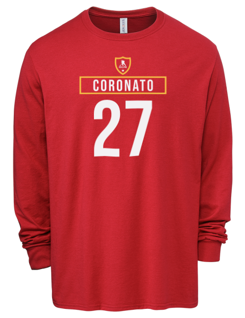 Away Jersey matthew coronato Men's Premium Blend Long Sleeve-T-Shirt | Swagsta