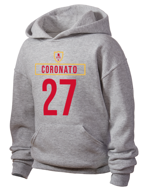 Home Jersey matthew coronato Youth Hooded Sweatshirt | Swagsta