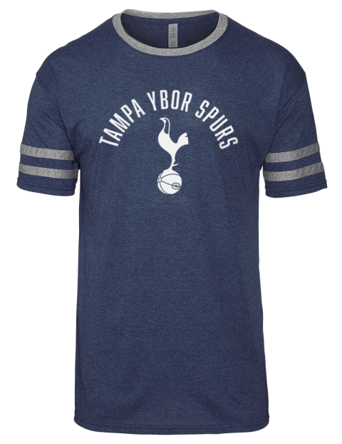 Arched Tampa Ybor Spurs Men's Tri-Blend T-Shirt | Swagsta