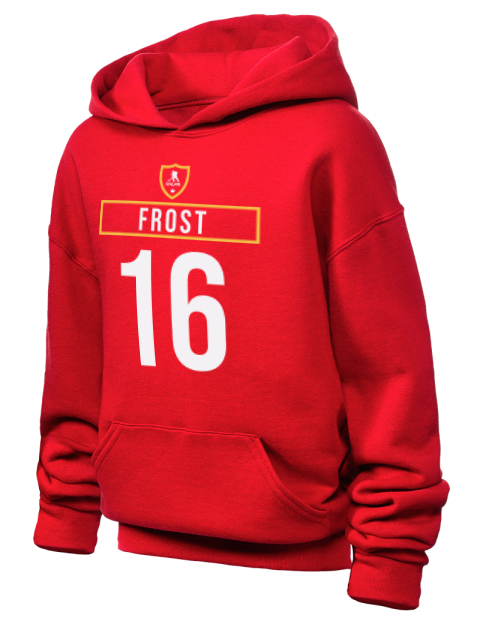 Away Jersey morgan frost Youth Hooded Sweatshirt | Swagsta