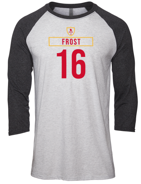 Home Jersey morgan frost Unisex Premium Three-Quarter Raglan T-Shirt | Swagsta