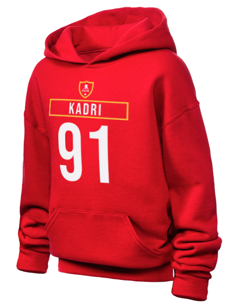 Away Jersey nazem kadri Youth Hooded Sweatshirt | Swagsta
