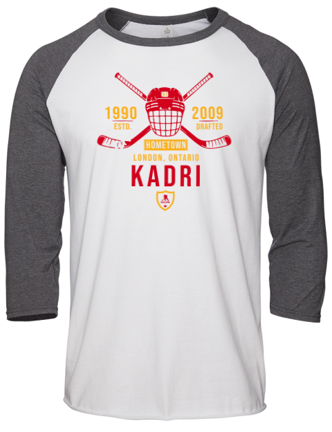 Classic Heritage nazem kadri Unisex Premium Three-Quarter Raglan T-Shirt | Swagsta