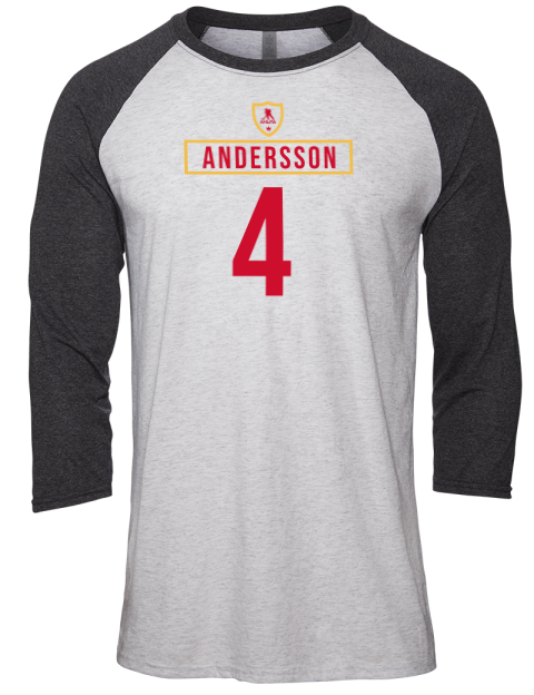 Home Jersey rasmus andersson Unisex Premium Three-Quarter Raglan T-Shirt | Swagsta