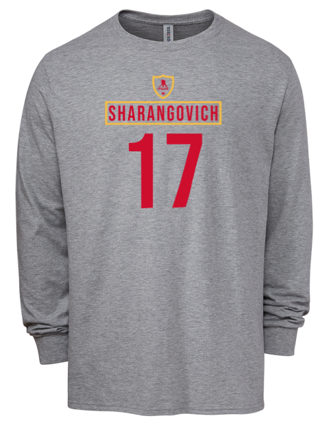 Home Jersey yegor sharangovich Men's Premium Blend Long Sleeve-T-Shirt | Swagsta