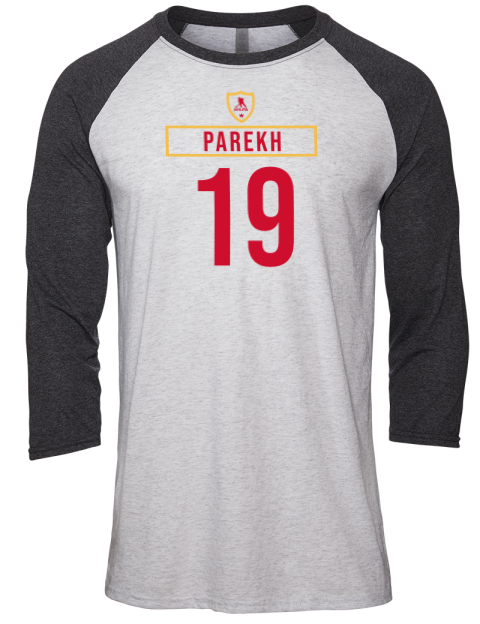 Home Jersey zayne parekh Unisex Premium Three-Quarter Raglan T-Shirt | Swagsta