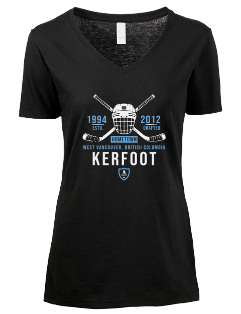 Heritage Alexander Kerfoot Premium Ladies V-Neck T-Shirt | Swagsta