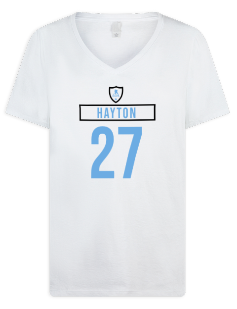 Home Jersey Barrett Hayton Premium Ladies V-Neck T-Shirt | Swagsta