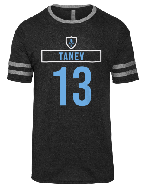 Away Jersey Brandon Tanev Men's Tri-Blend T-Shirt | Swagsta