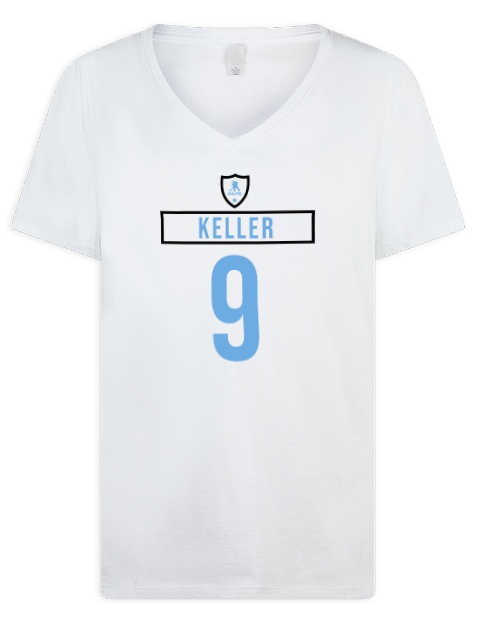 Home Jersey Clayton Keller Premium Ladies V-Neck T-Shirt | Swagsta