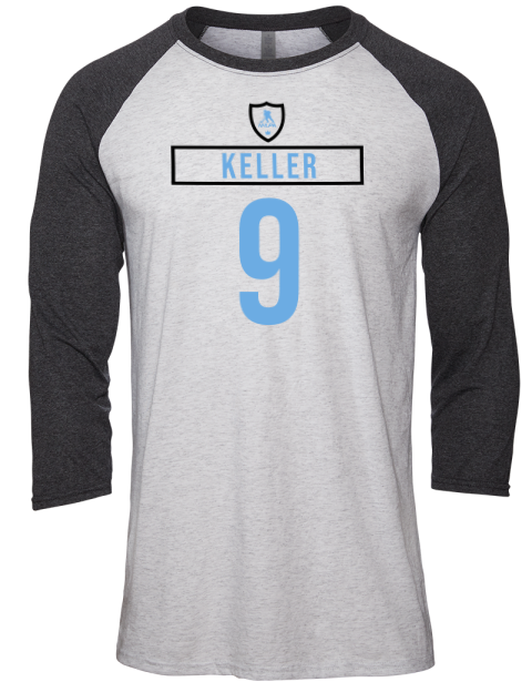 Home Jersey Clayton Keller Unisex Premium Three-Quarter Raglan T-Shirt | Swagsta