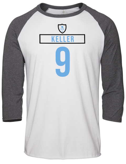 Home Jersey Clayton Keller Unisex Premium Three-Quarter Raglan T-Shirt | Swagsta