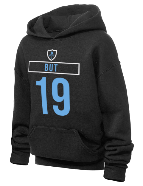 Away Jersey Daniil But Youth Hooded Sweatshirt | Swagsta