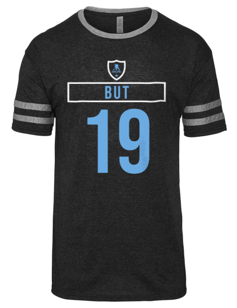 Away Jersey Daniil But Men's Tri-Blend T-Shirt | Swagsta