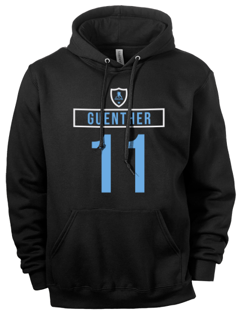 Away Jersey Dylan Guenther Eco Premium Unisex Hooded Sweatshirt | Swagsta